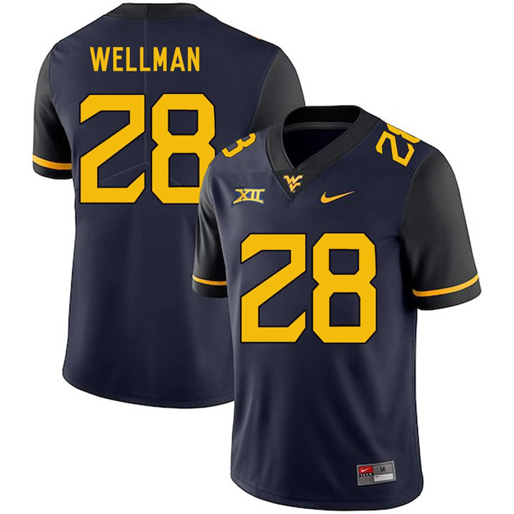 West Virginia Mountaineers 28 Elijah Wellman Navy College Football Jerseys Dzhi,We sell and wholesale West Virginia Mountaineers 28 Elijah Wellman Navy College Football Jerseys Dzhi on line form chian!